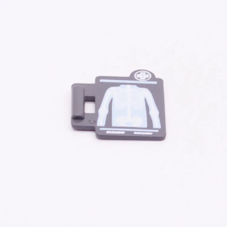 Onderdeel Playmobil 30635165 Klembord X-ray Met print(s) - Grijs