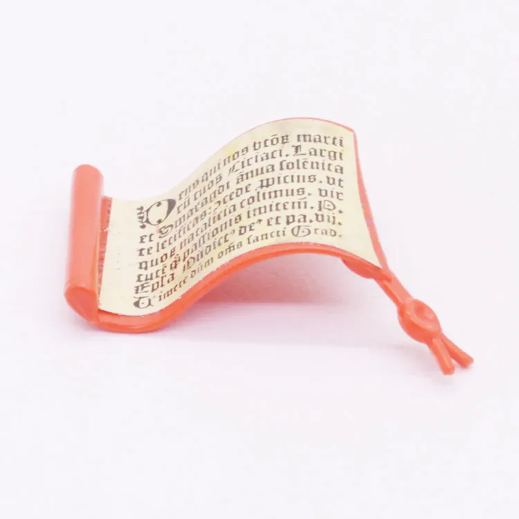 Onderdeel Playmobil p3550d Schrift rol Met sticker(s) - Rood