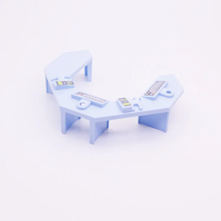 Onderdeel Playmobil 30209413 Controlepaneel Met sticker(s) - Blauw (Licht)