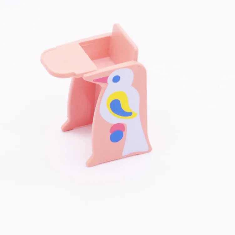 Spare part Playmobil 30630303 High chair With print(s) - Pink