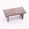 Onderdeel Playmobil p3131a Tafel Oude stijl - Bruin