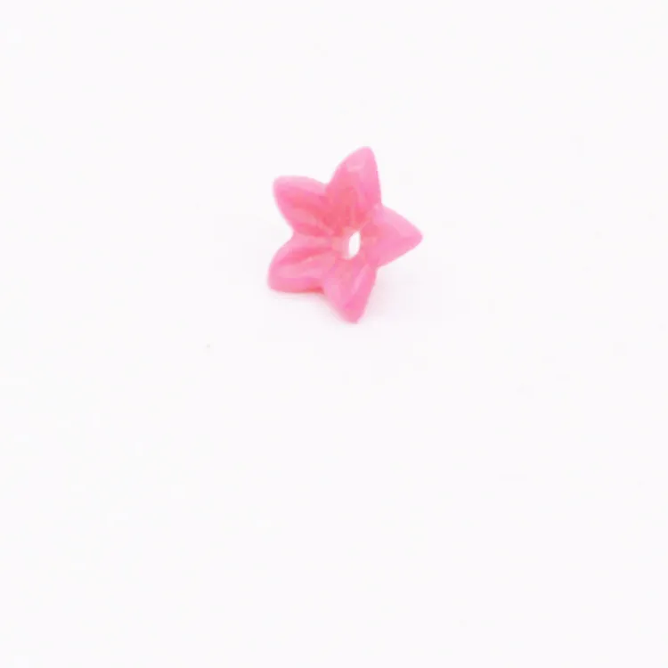 Spare part Playmobil 30258710 Flower 5-pointed - Pink (Dark)