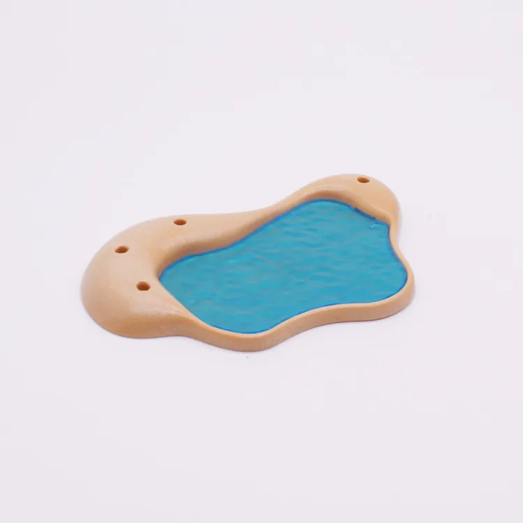 Ersatzteil Playmobil 30214563 Grundplatte mit Teich - Beige