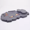 Onderdeel Playmobil 30204682-11 Rotsformatie kasteel Grondplaat - Zwart