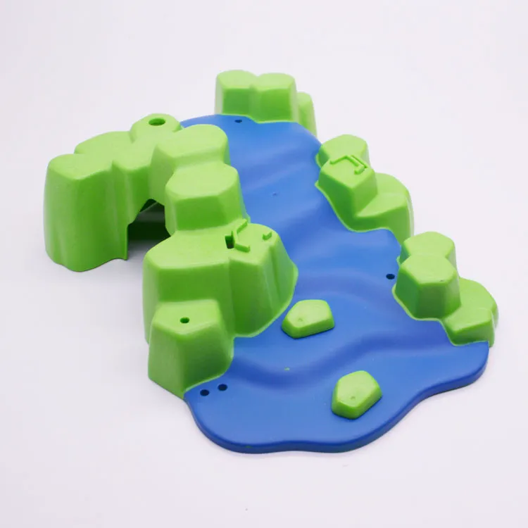 Spare part Playmobil 30645104 Rock formation - Green (Light)