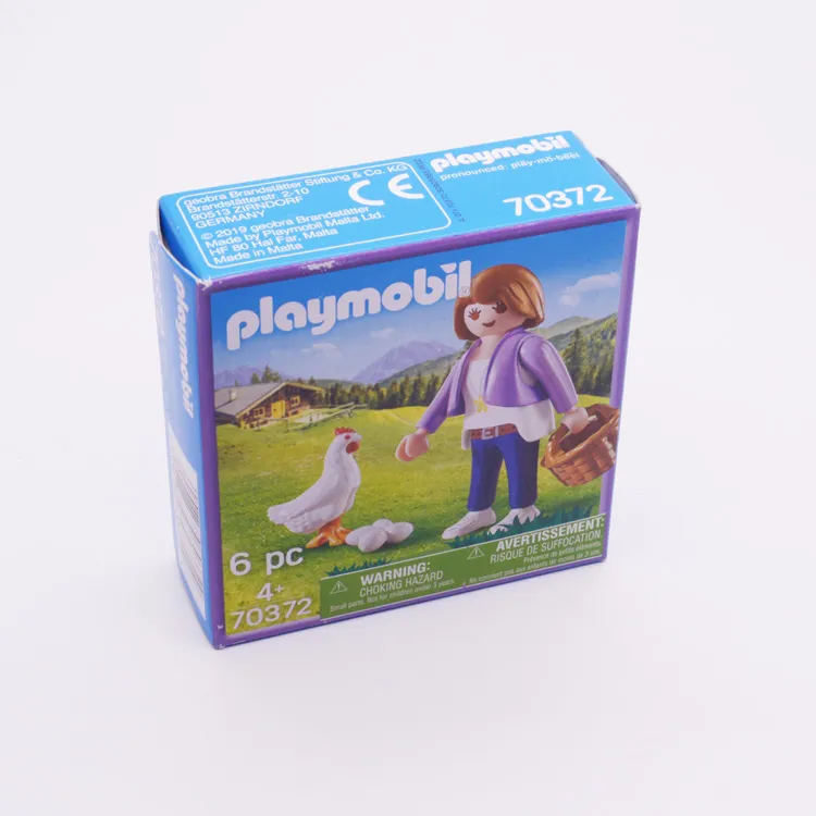 Onderdeel Playmobil 70372 Milka vrouw met kip