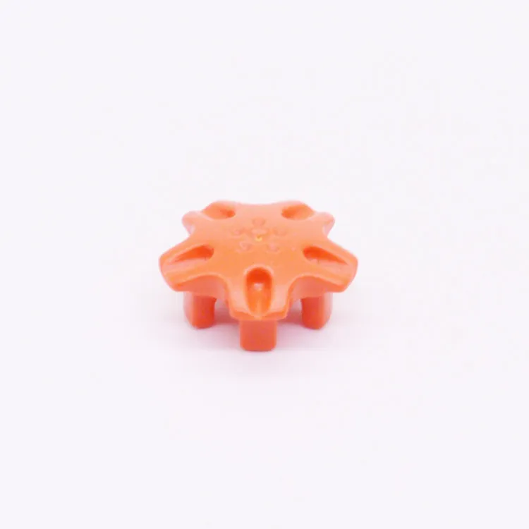 Spare part Playmobil 30215582 Wheel cover 5-sp - Orange