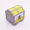 Onderdeel Playmobil 30218112 Behuizing box Paardenwagen Met sticker(s) - Grijs