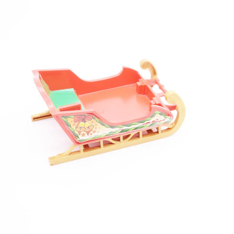 Onderdeel Playmobil 30219860-30614500 Slee groot Met geleiders Sticker slechte staat - Rood