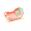 Onderdeel Playmobil 30219860-30614500 Slee groot Met geleiders Sticker slechte staat - Rood