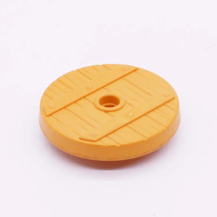 Spare part Playmobil 30212950 Wheel wood D45mm - Orange (Light)