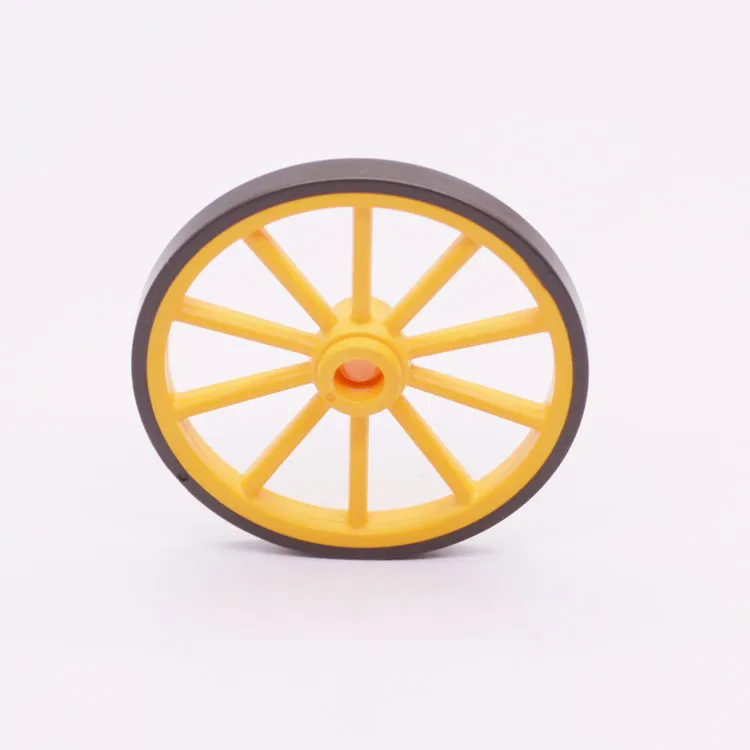 Ersatzteil Playmobil 30223440 Räder Kutsche Planwagen - Gelb