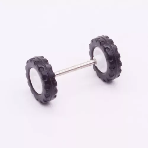 Playmobil 30820060 Axle with wheels D24 x l40mm - Black