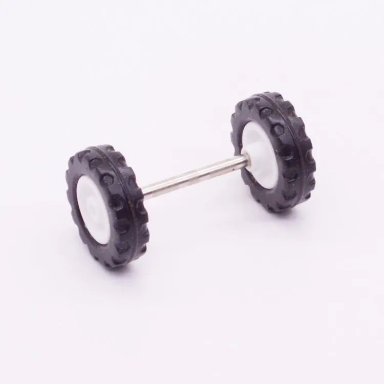 Spare part Playmobil 30820060 Axle with wheels D24 x l40mm - Black
