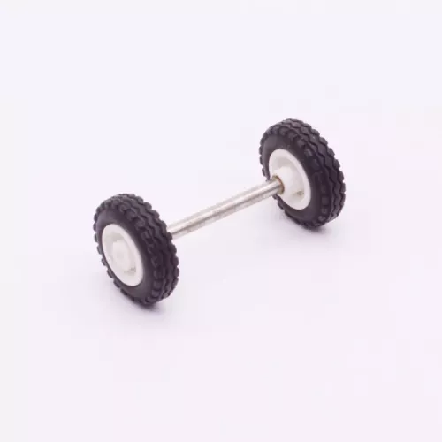 Playmobil 30820200 Axle with wheels D18 x l38mm - Black