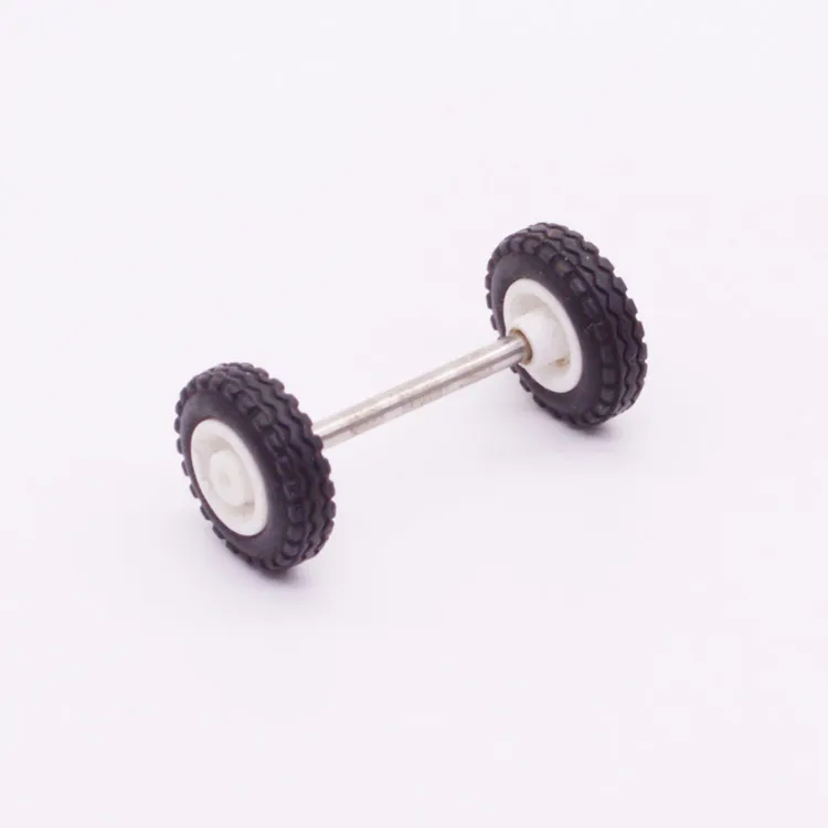Spare part Playmobil 30820200 Axle with wheels D18 x l38mm - Black