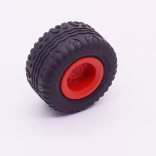 Playmobil 30822130-30202380 Felge mit reifen D38x20/1mm - Rot