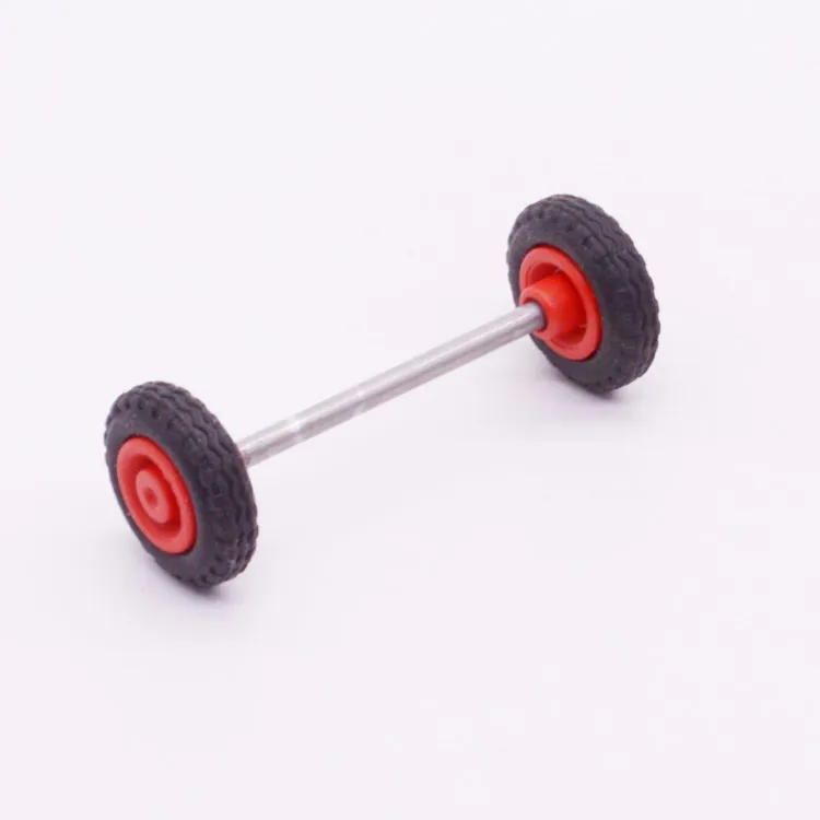 Spare part Playmobil 30822800 Axle with wheels D20 x l50mm - Black
